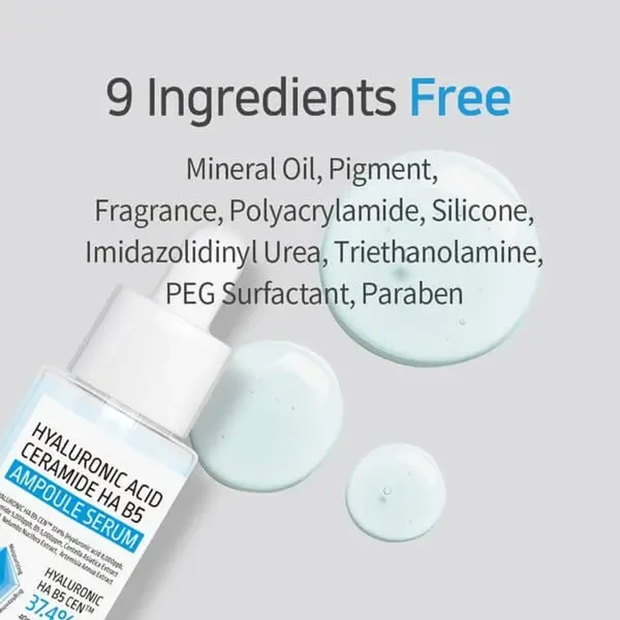 APLB Hyaluronic Acid Ceramide HA B5 Ampoule, зволожуюча сироватка для обличчя з гіалуроновою кислотою, церамідами та вітаміном B5, 40 мл: ціни та характеристики