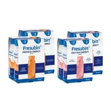 MIX Fresubin Protein Energy Drink 16×200 мл (со вкусами клубники и тропических фруктов)