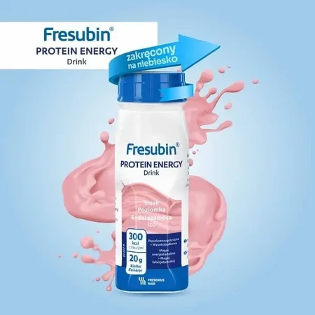MIX Fresubin Protein Energy Drink 16×200 мл (со вкусами клубники и тропических фруктов): цены и характеристики