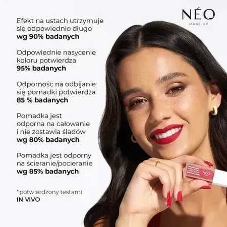 Neo Make Up, Стойкая жидкая помада для губ, 08 Endless Happiness, 5 мл: цены и характеристики