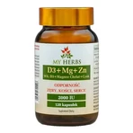 My Herbs D3 + Mg + Zn, капсули, 120 шт.: ціни та характеристики