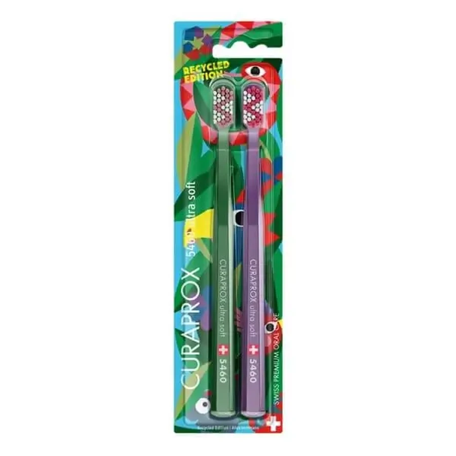 Curaprox CS 5460 Recycled, зубные щетки, ультрамягкие, 2 шт.: цены и характеристики