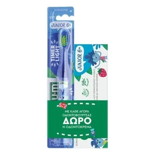 GUM Promo Pack 903M2 Зубная щетка с мягкой щетиной для детей от 6 лет + ПОДАРОК ПОДАРОК Зубная паста для детей от 6 лет