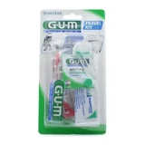 GUM Travel Kit Brush (156) Дорожный набор с зубной щеткой + зубной пастой 12,5 мл + зубной нитью 10 м