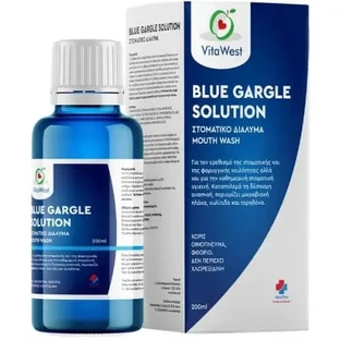 VITAWEST Blue Gargle Solution Розчин для полоскання рота для щоденного використання 200 мл