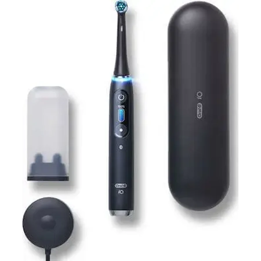 Электрическая зубная щетка ORAL-B iO Series 9 Magnetic Black Onyx. Новая технология с таймером и датчиком давления, черного цвета: цены и характеристики