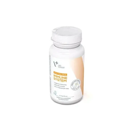 Vet Expert Immune system, препарат для зміцнення імунітету собак і котів, капсули з відкручуваною кришкою, 30 шт.: ціни та характеристики