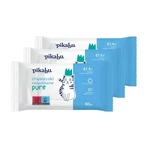 Набор из 3 упаковок Pikabu Baby Care, влажные салфетки Pure, 60 шт.: цены и характеристики