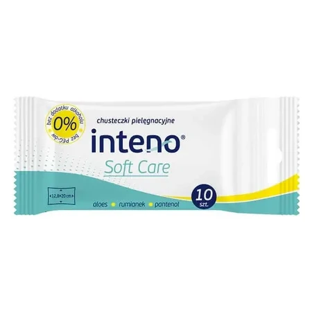 Набор: 3 упаковки Nutridrink Skin Repair, клубничный вкус, жидкость, по 200 мл + INTENO Soft Care, ухаживающие салфетки, 10 шт.: цены и характеристики