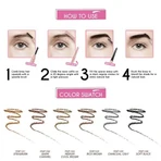 J.Cat Beauty Brow-LA 3-in-1 Mapping &amp; Shaping Brow Pencil, олівець для моделювання брів 3-в-1, 103 Medium Cool Brown, 0,08 г: ціни та характеристики