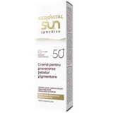 Крем для обличчя проти пігментних плям із SPF 50+ Sun Sensitive, 50 мл, Gerovital
