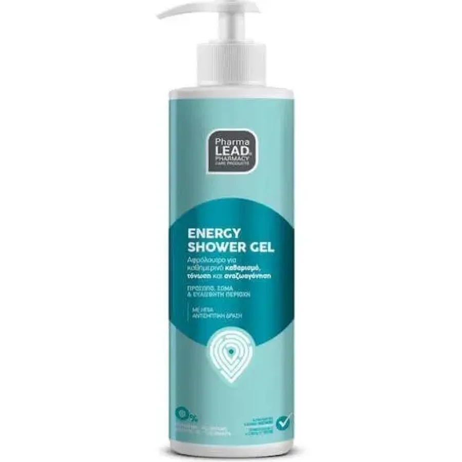 PHARMALEAD Energy Shower Gel 500 мл (Освіжаючий гель для душу для обличчя, тіла та чутливих зон): ціни та характеристики