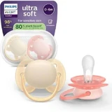 Силиконовая соска AVENT Ultra Air для детей от 0 до 6 месяцев, 2 шт.