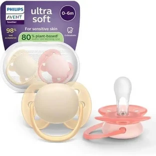 Силіконова соска AVENT Ultra Air для дітей віком 0–6 місяців, 2 штуки