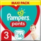 PAMPERS Дитячі трусики № 3, 6–11 кг, 56 штук, Maxi Pack
