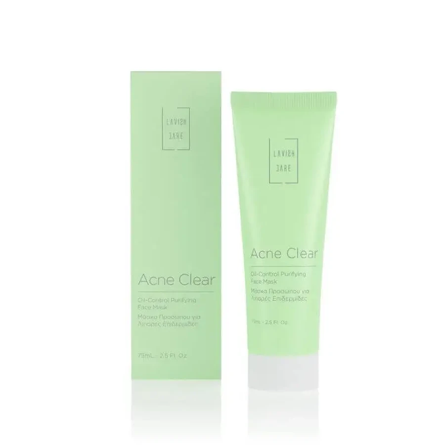 LAVISH CARE Acne Clear Oil Control Purifying Face Mask Заспокійлива маска для обличчя для жирної та схильної до акне шкіри 75 мл: ціни та характеристики
