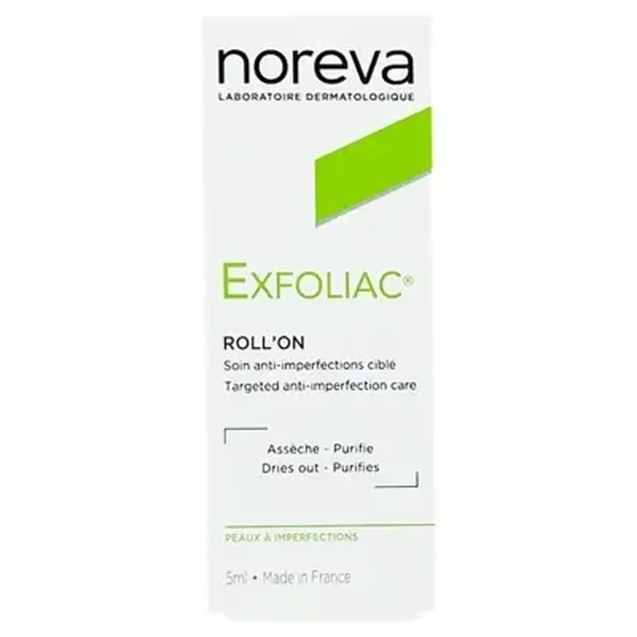 Noreva Exfoliac Roll-On: целевое средство против несовершенств кожи, 5 мл: цены и характеристики