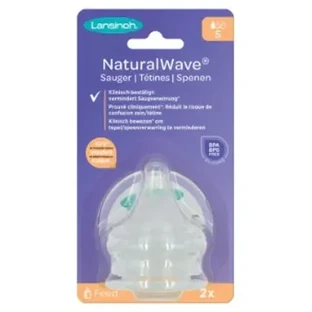 Соски Lansinoh Natural Wave 2 із повільним потоком
