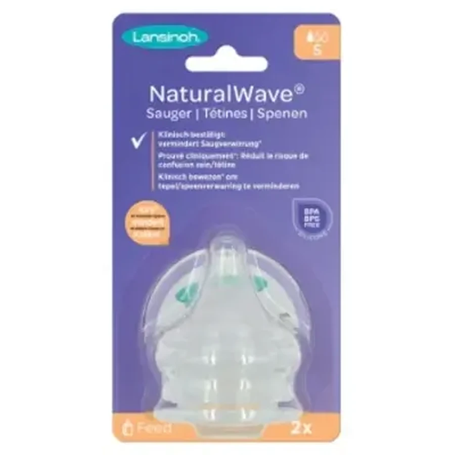 Соски Lansinoh Natural Wave 2 із повільним потоком: ціни та характеристики