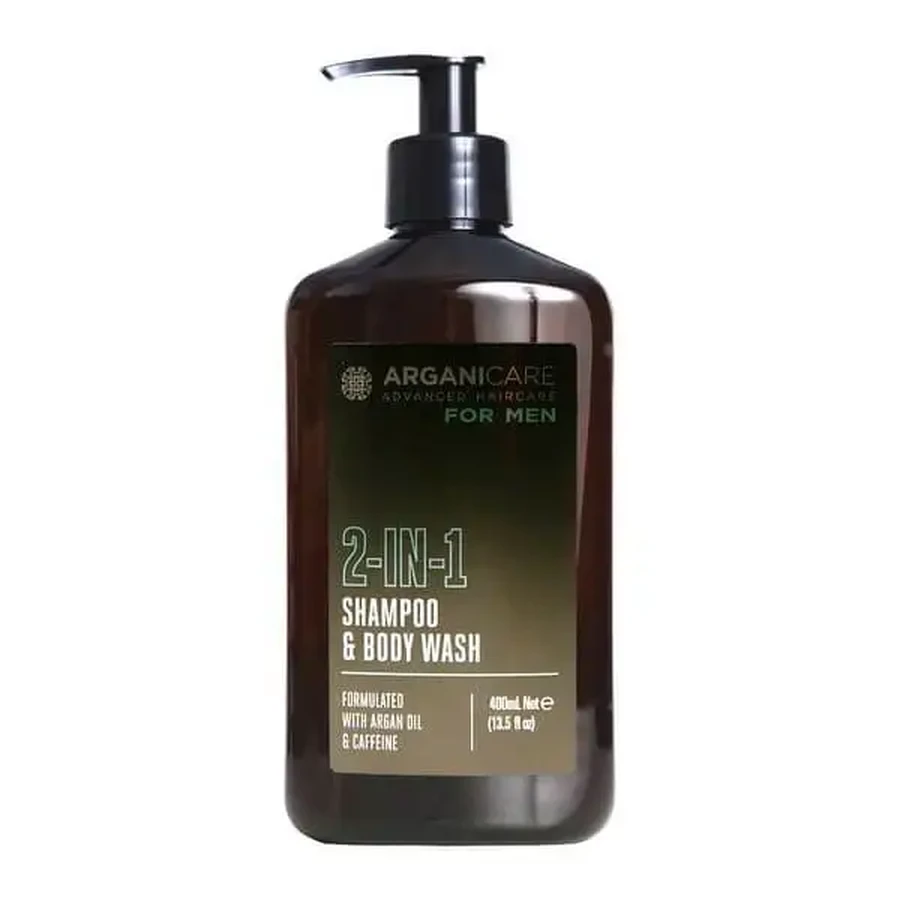 Arganicare For Men 2 в 1, шампунь и гель для душа, 400 мл: цены и характеристики