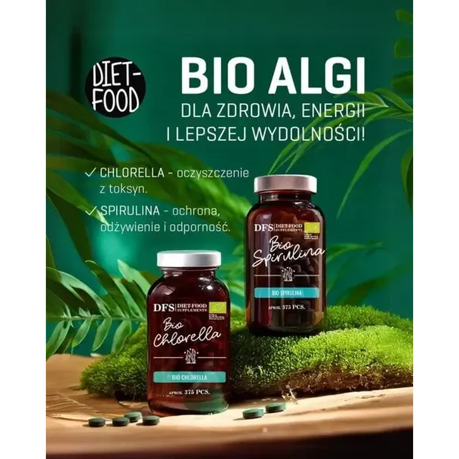 Diet-Food Bio Спирулина, таблетки, 375 шт.: цены и характеристики