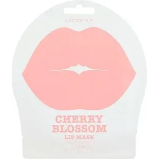 KOCOSTAR Lip Mask Cherry Blossom — гідрогелеві пластири для пружності та догляду за губами, 1 шт.