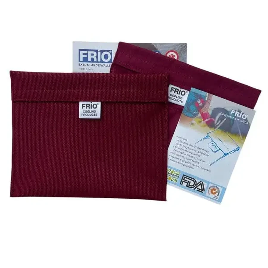 Frio Extra Large, термочехол для хранения инсулина, бордовый, 1 шт.: цены и характеристики