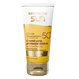 Крем для тіла із сонцезахистом SPF 50+ Sun, 50 мл, Gerovital