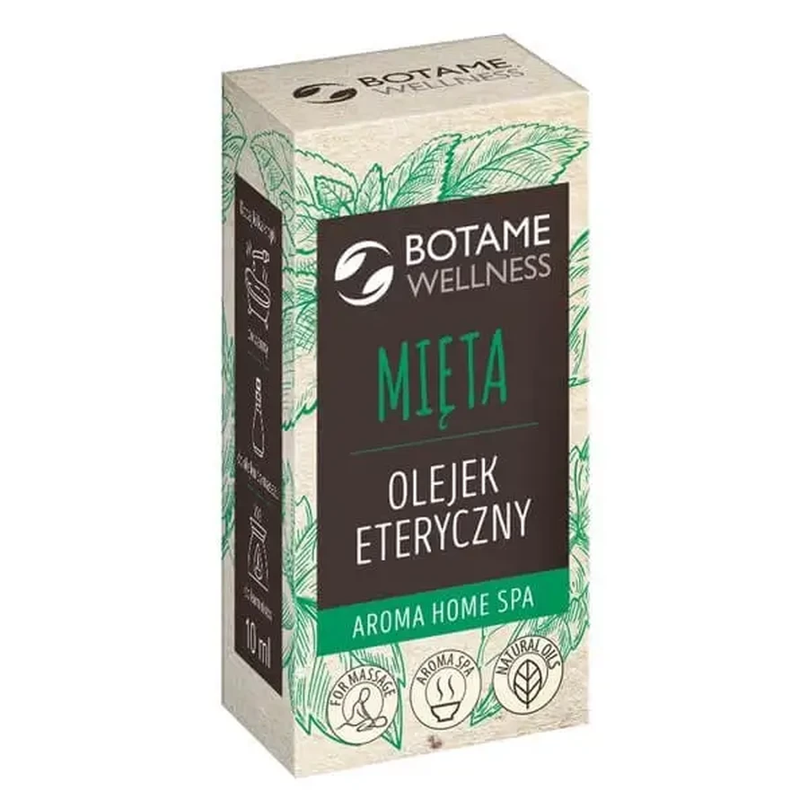 Botame Wellness, ефірна олія, м'ята, 10 мл: ціни та характеристики