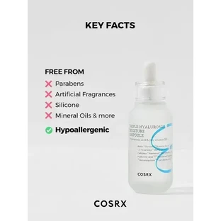 Cosrx Hydrium Triple Hyaluronic Moisture, сыворотка для лица, 40 мл