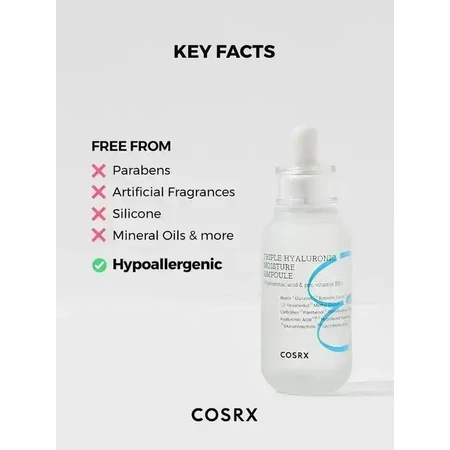 Cosrx Hydrium Triple Hyaluronic Moisture, сыворотка для лица, 40 мл: цены и характеристики