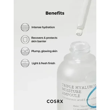 Cosrx Hydrium Triple Hyaluronic Moisture, сыворотка для лица, 40 мл: цены и характеристики