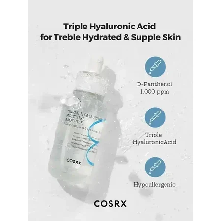 Cosrx Hydrium Triple Hyaluronic Moisture, сыворотка для лица, 40 мл: цены и характеристики
