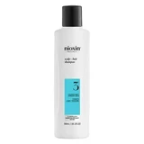 Шампунь Nioxin System 3 для умеренного выпадения волос, поврежденных/окрашенных волос, 300 мл