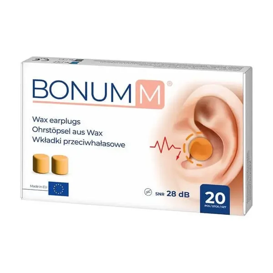 Bonumm, шумоізолюючі вкладиші, 20 шт.: ціни та характеристики