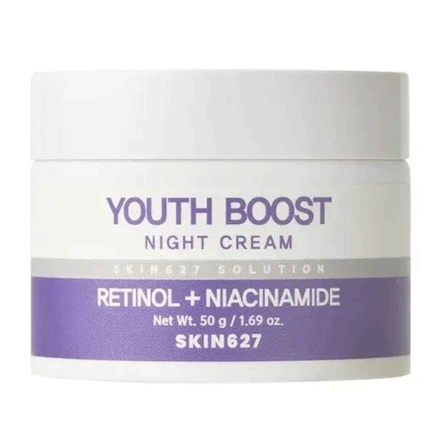 Skin627 Youth Boost, омолаживающий ночной крем с ретинолом и ниацинамидом, 50 г: цены и характеристики