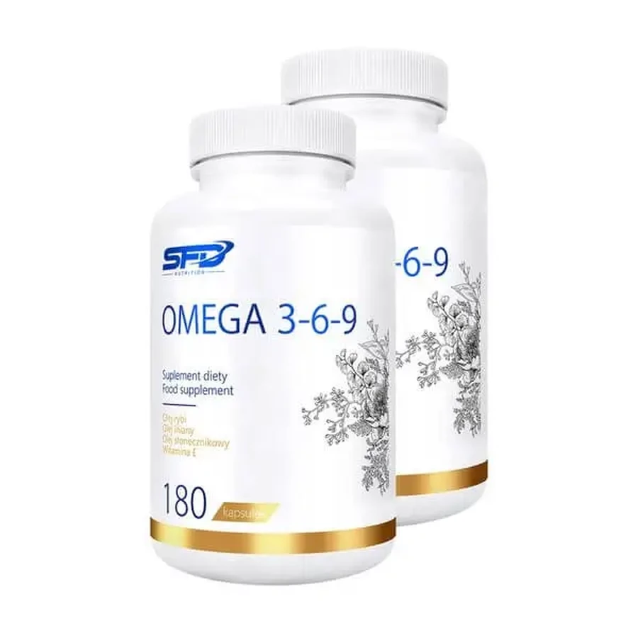 Набір 2x SFD Omega 3-6-9, капсули, 180 шт.: ціни та характеристики