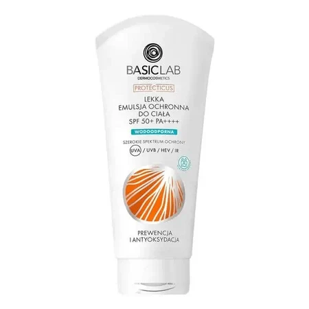 BasicLab Protecticus, легкая защитная эмульсия для тела SPF 50+ PA++++, 100 мл: цены и характеристики