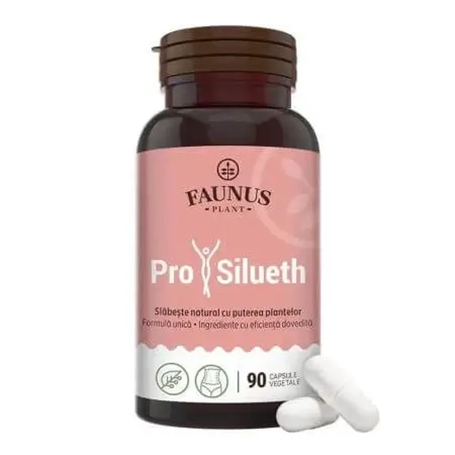 Pro Silueth, 90 растительных капсул, Faunus Plant: цены и характеристики