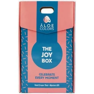 Різдвяна акція ALOE COLORS «The Joy Box» із зволожувальним кремом для рук Joy Hand Cream 75 мл та таємничим подарунком