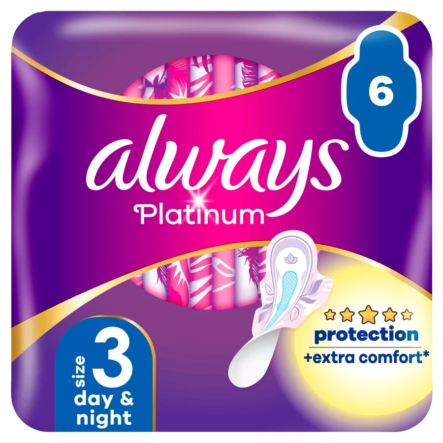 ALWAYS Platinum Day & Night (размер 3) 6 штук: цены и характеристики