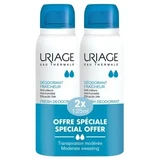 Дезодорант Uriage Fresh, упаковка из 2 штук (по 125 мл каждая)
