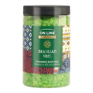 On Line Senses Brasilian Vibes, пенящаяся соль для ванны, 480 г
