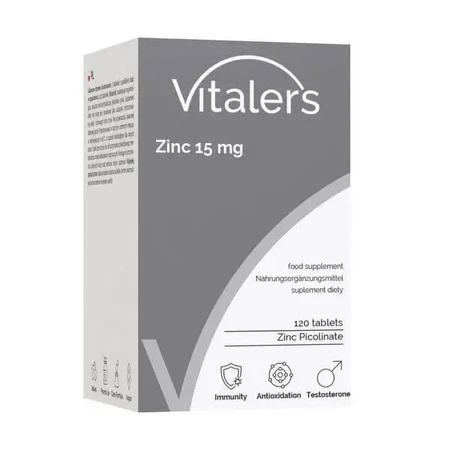 Vitaler’s Цинк 15 мг, таблетки, 120 шт.: цены и характеристики