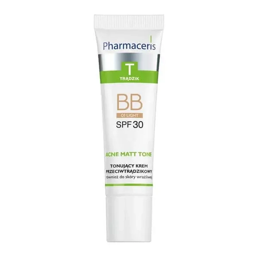 Pharmaceris T Acne Matt Tone, BB-крем проти акне, 01 light, 30 мл: ціни та характеристики