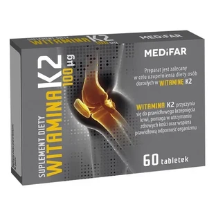 MEDiFAR Вітамін К2, таблетки, 60 шт.