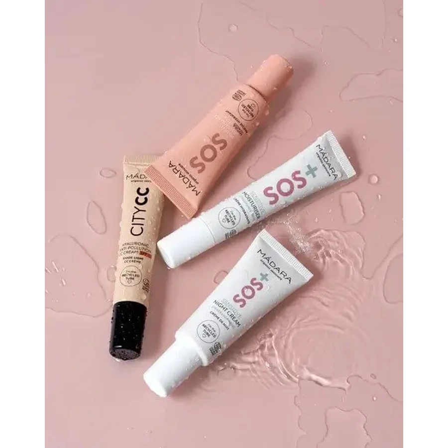 Madara SOS Care 4-Step Skin Routine, набір заспокійливих косметичних засобів, відтінок Medium, 1 шт.: ціни та характеристики