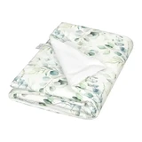 Babymatex Velvet, плед с хлопковым сатином, 75 см × 100 см, с рисунком в виде листьев, 1 шт.