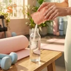 Sundose Everyday For Skin Anti-Aging: гиалуроновая кислота и витамин С, пакетики с порошком, малиново-лимонный вкус, 30 шт.: цены и характеристики