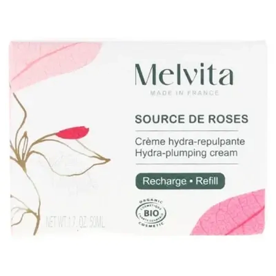 Melvita Source de Roses Органический увлажняющий и подтягивающий крем — Заправка, 50 мл: цены и характеристики